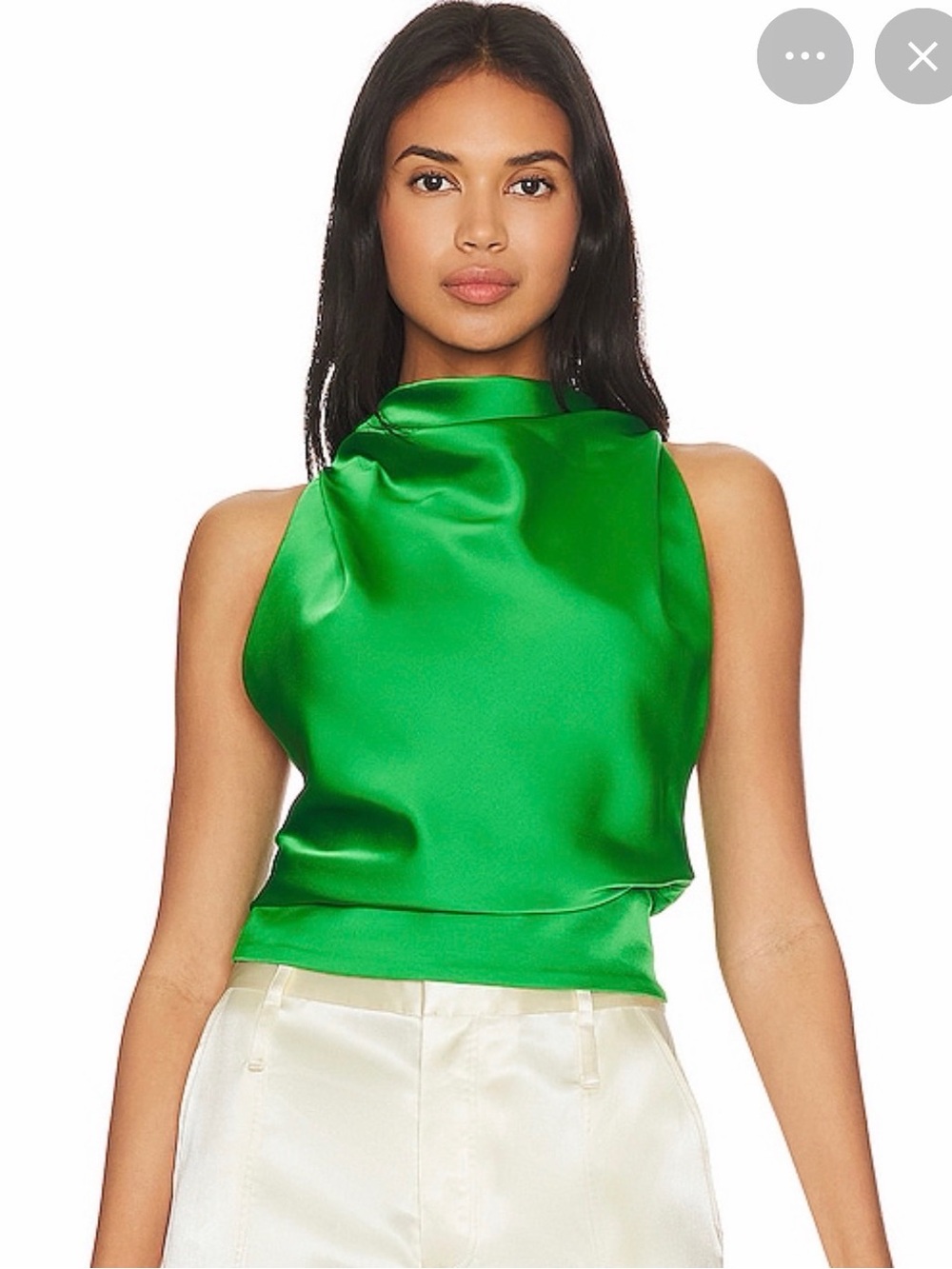 L’Academie Lotus Halter Top Fringe scarf